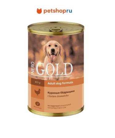 NERO GOLD Canned food for dogs "chicken hips" 415g