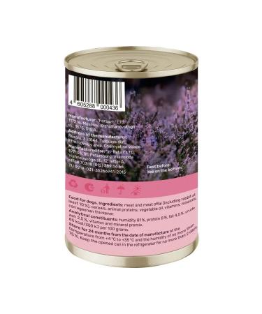 NERO GOLD Canned food for dogs "delicate rabbit" 415g - Buy Online on GoSupps.com