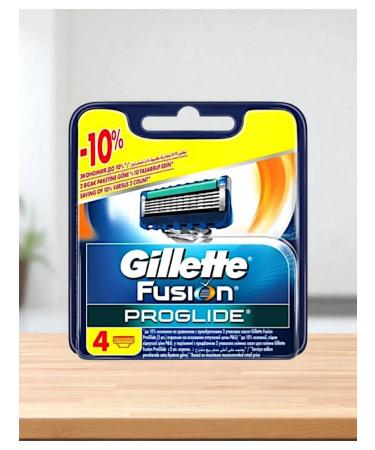 Replaceable shaving cassettes Gillette Fusion Proglide 4 pcs