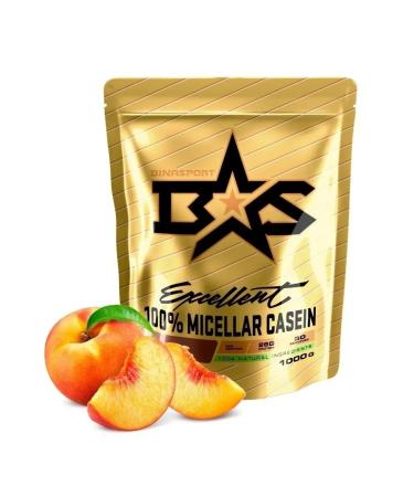 Binasport Micellar casein 1000 g with peach taste - Buy Online on GoSupps.com