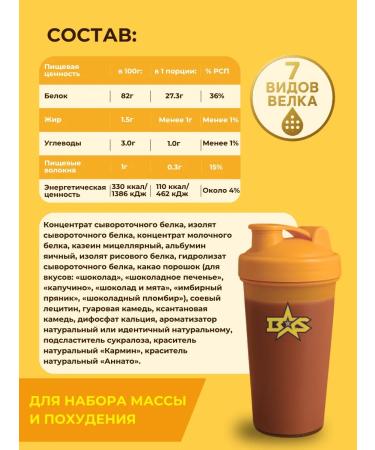 Binasport MATRIX-7 Protein 1000 g with the taste of mango-markeia - Buy Online on GoSupps.com