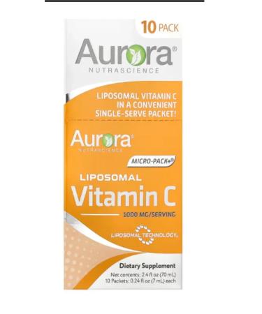Aurora Nutrascience Vitamin C liposomal 10 bags