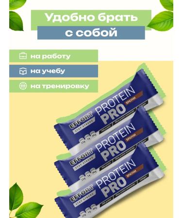 Protein bars in the glaze with the taste of Brownie 40 g 12 pcs - Buy Online on GoSupps.com