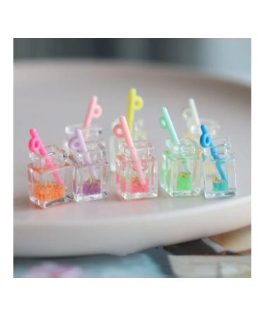 Miniature food for dolls "drinks" (8 pcs) Mirror copper - Buy Online on GoSupps.com