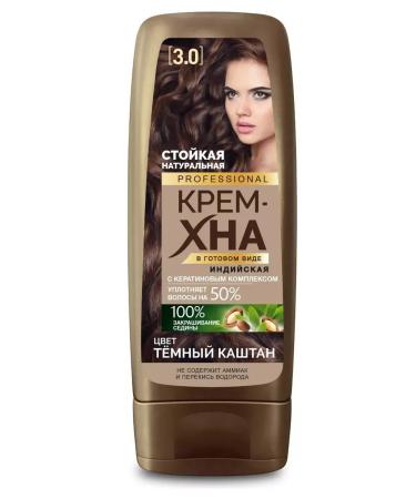 Fito cosmetics Cream-Khna Indian tone 3.0 dark chestnut 140 ml