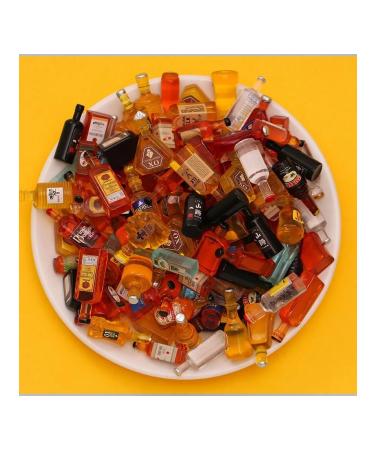 50 pcs mini food drinks doll accessories red white - Buy Online on GoSupps.com