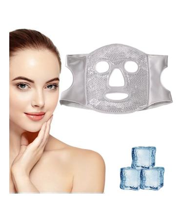 Face and eye mask is cold reusable for dark circles