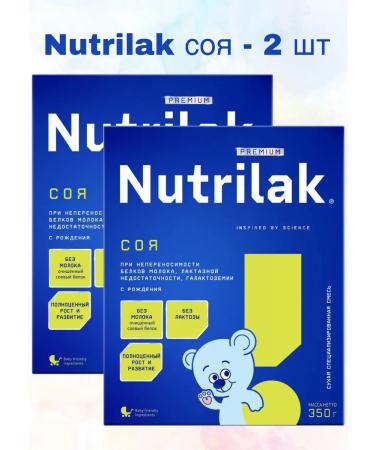 Nutrilak Mixture Premium soy 2x350 g 0x