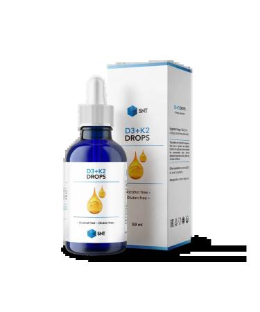 SNT Vitamins D3 and K2 Liquid D3+K2 59 ml - Buy Online on GoSupps.com