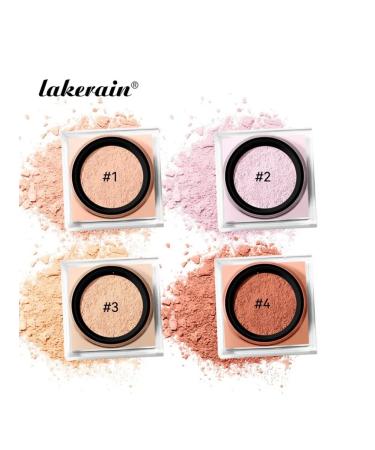 Facial powder transparent
