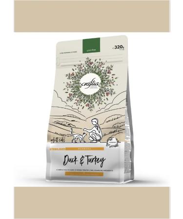 Craftia Harmona dry food for sterilized cats: duck turkey 320 g - Buy Online on GoSupps.com