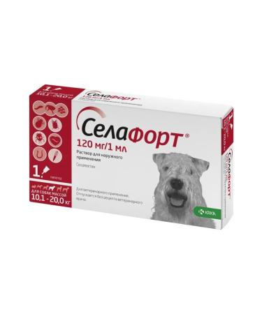 KRKA Sealess 12% 1 ml (120 mg) for dogs 10.1-20 kg 1 pcs