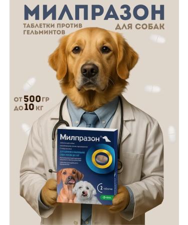 KRKA Milprazone 2.5 mg for dogs and puppies