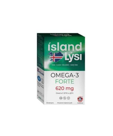 Lysi omega-3 fort capsules 32pcs