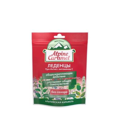 Alpine Caramel Pro-Active Lozenges with Vitamin C Sugar Free