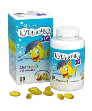 Q omega-3 pour for children from 3 years old capsules are chewing