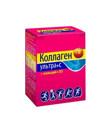 Collagen ultra plus calcium d powder apple 8 g 7pcs