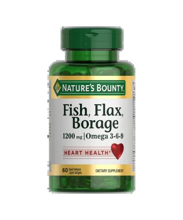 Natures Bounty Omega 3-6-9 1200 capsule 60pcs