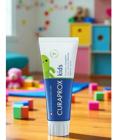 Curaprox Kids 1450 toothpaste with mint flavor - Buy Online on GoSupps.com