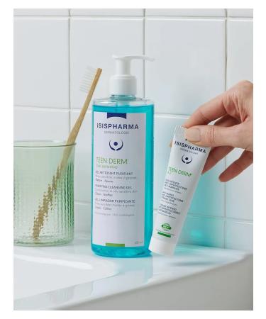 ISISPHARMA Teen Derm Sensitive Cleaning Facial Washing Gel 250ml - Buy Online on GoSupps.com