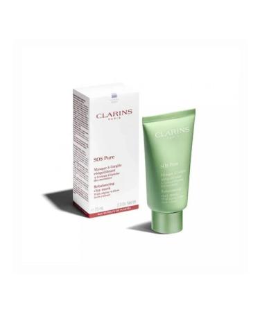 Clarins Sos Pure Mask Cleaning Facial Mask with EXTRA 75ml - Buy Online on GoSupps.com