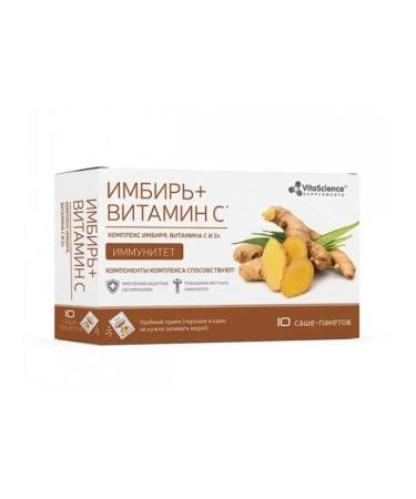 Vitascience complex of ginger vitamin C and zn stick - package