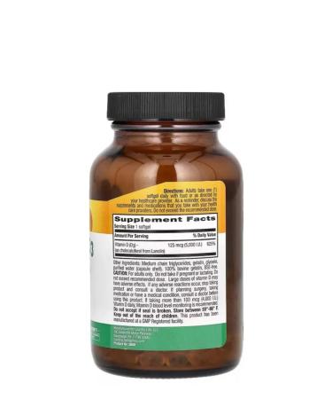 Country Life Vitamin D3 125 g 5 000 IU 200 pieces - Buy Online on GoSupps.com