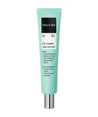 PRUV ME 01 CC Red Correct CC Cream SPF 25 CC-core for 45ml
