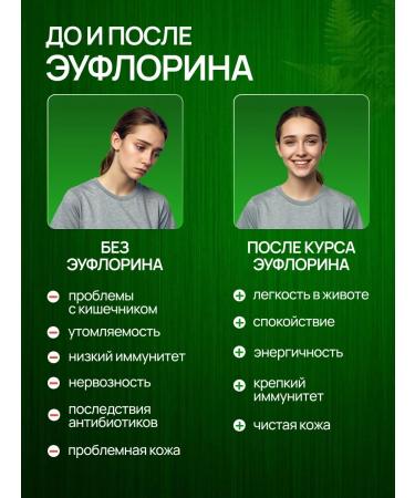 EUFLORIN Dietary dietary diet for intestines and digestion - Buy Online on GoSupps.com