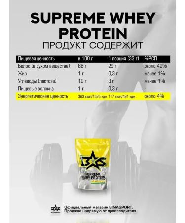 Binasport Supreme isolate 750 g (strawberries-Banan) - Buy Online on GoSupps.com