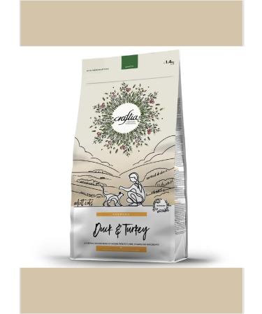 CRAFTIA HARMONA Dry Food for Adult Cats with Duck and Turkey 1.4 kg - Buy Online on GoSupps.com