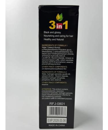 KAWA2 Black hair dye shampoo 3 in 1 hair shampoo - Buy Online on GoSupps.com