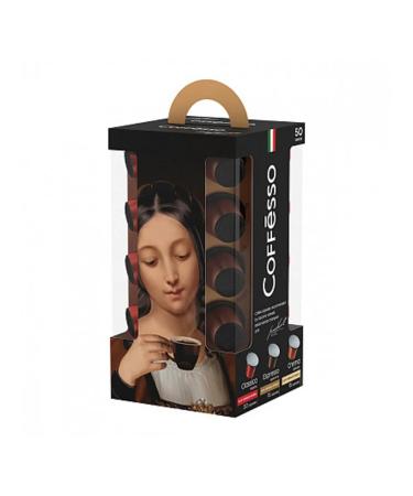 COFFESSO Coffee in capsules of 50 portions of assorted 3 tastes for Nespresso 100 - Buy Online on GoSupps.com