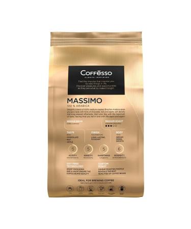 COFFESSO Massimo coffee 100% arabica 1 kg 102488 - Buy Online on GoSupps.com