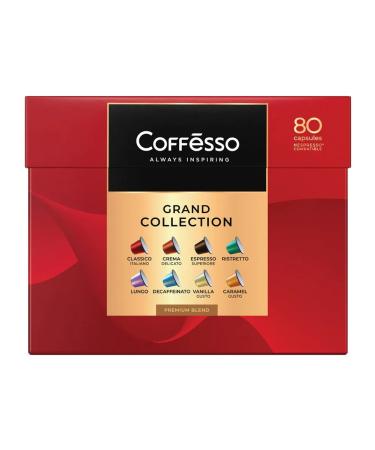 COFFESSO Coffee in capsules of 80 portions of assorted 8 tastes for Nespresso 101 - Buy Online on GoSupps.com