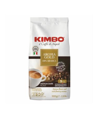 KIMBO AROMA Gold 1 kg of Arabica 100% Italy coffee - Buy Online on GoSupps.com