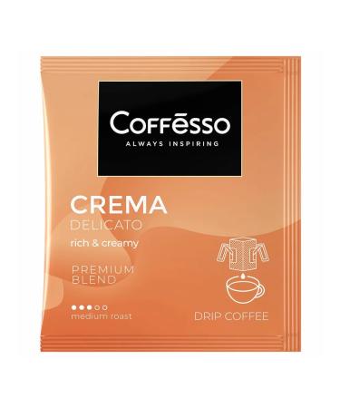 COFFESSO Coffee in Crema Cato Drip packages 5 servings 9 g 102312 - Buy Online on GoSupps.com