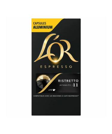 Coffee in aluminum capsules L'or Espresso Ristretto for coffee - Buy Online on GoSupps.com