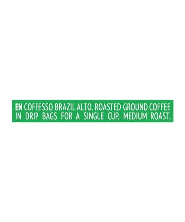 COFFESSO Coffee in Brazil Alto 5 portions of 10 g 102542 - Buy Online on GoSupps.com