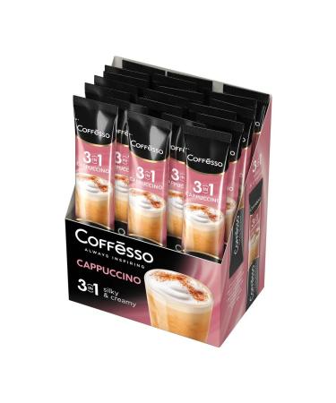 COFFESSO Soluble portioned coffee 3 in 1 kappuccino bag 15 g 10 - Buy Online on GoSupps.com