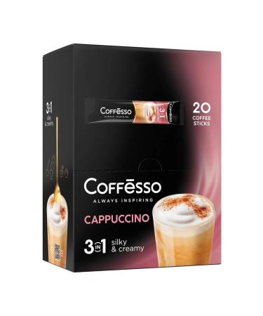 COFFESSO Soluble portioned coffee 3 in 1 kappuccino bag 15 g 10 - Buy Online on GoSupps.com