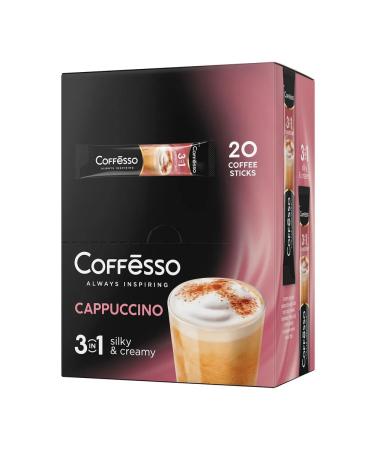 COFFESSO Soluble portioned coffee 3 in 1 kappuccino bag 15 g 10 - Buy Online on GoSupps.com