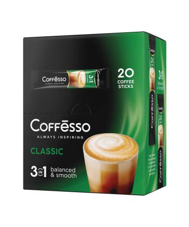 COFFESSO Soluble portioned coffee 3 in 1 bag 15 g 102147 - Buy Online on GoSupps.com