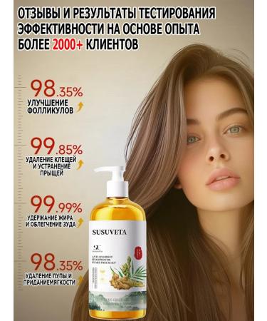 Hair growth shampoo with ginger 500 ml - Buy Online on GoSupps.com
