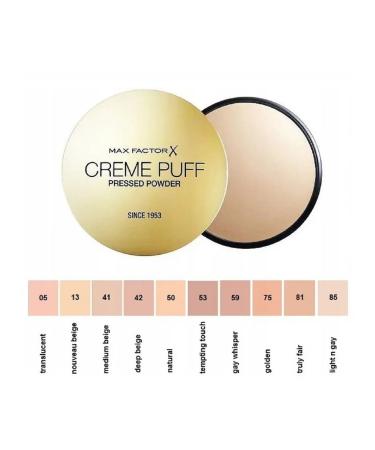 MAX FACTOR Compact Creme Puff Cream Puff tone 53 Tempting Touch - Buy Online on GoSupps.com