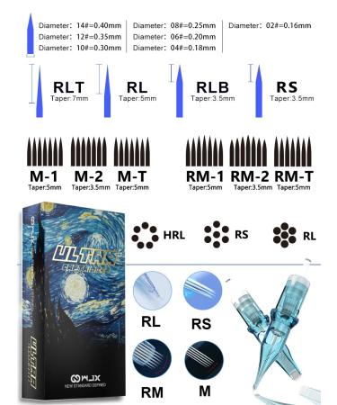 WJX Ultra cartridges for permanent makeup 0811rl - Buy Online on GoSupps.com