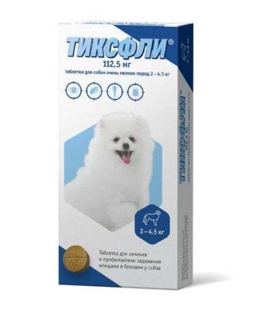 Tixfli Tiksfli 112.50mg 1 tablet for weight 2-4.5 kg - Buy Online on GoSupps.com