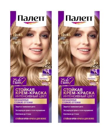 Palette Hair color cream 10-6 powder blond-2 pcs