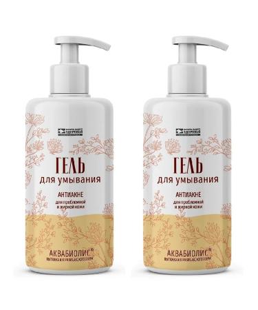 Aquabiolis Anti -acne gel for problem skin 200 ml. 2 pcs