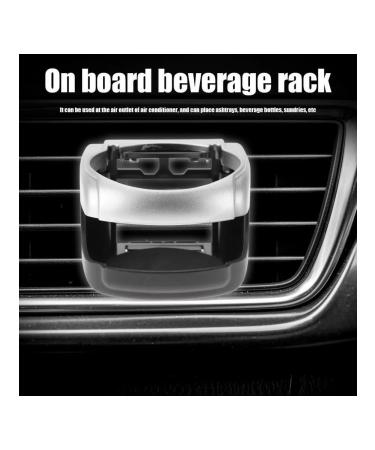 Drink holder in auto ventilation silver